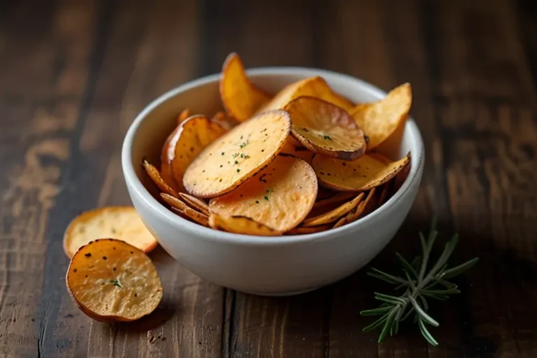 Chips de Batata Doce Assada
